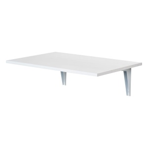 Masuta de perete rabatabila Re-Bloom, MDF/metal, alb, 60 x 40 x 20 cm, Resigilat, Grad A