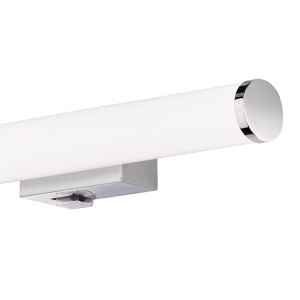 Mattimo aplica LED 40x6x9 cm, 4.3W 450lm 3000K, sticla acrilica, cadru metal cromat, comutator basculant, alb/argintiu - Verificat A · Re-Bloom - Img 2