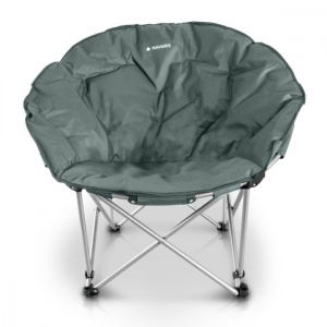 Navaris scaun pliabil de exterior, captusit, max 150kg, 84x22x21cm, Gri - Verificat A · Re-Bloom - Img 5