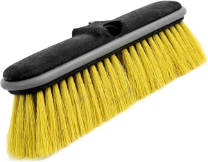 Perie medie compatibila cu manerul extensibil DocaPole, plastic, galben/negru
