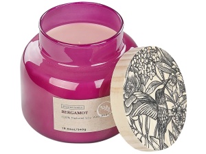 Produs Resigilat Lumanare parfumata Re-Bloom Delight Bliss, ceara de soia, note fructate, 76 ore ardere, 10x10x10 cm - Verificat A - Img 3