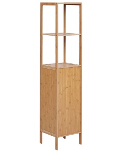 Produs Resigilat Raft de depozitare pentru baie Re-Bloom Owasso, bambus, 32x30x145 cm, maro - Verificat A - Img 4