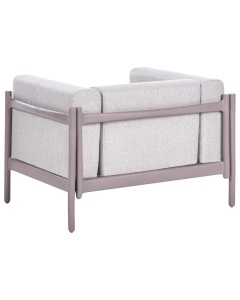 Produs Resigilat Set 2 fotolii de gradina Re-Bloom Ferretti, plastic/textil, 98x73x68 cm, perne incluse, 150 kg, gri/taupe - Verificat A - Img 5
