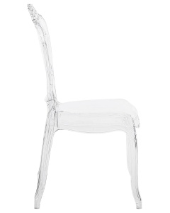 Produs Resigilat Set 2 scaune Re-Bloom Vermont, policarbonat, 52x52x98 cm, 150 kg, transparent - Verificat A - Img 4