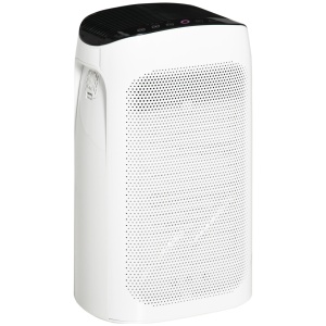 Purificator de aer Re-Bloom, cu filtru HEPA, 3 viteze, ABS, alb/negru, 32,7 x 22 x 55,8 cm, Resigilat, Grad A