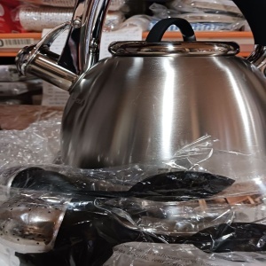 Pykal ceainic cu fluier, otel inoxidabil, 3L, 2 infuzoare, maner iCool, Argintiu - Verificat A · Re-Bloom - Img 6