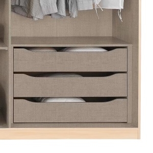 Rauch set 3 sertare dressing 88x57x45 cm, PAL imprimat lacuit, aspect in natural, montaj reglabil - Verificat A · Re-Bloom - Img 2