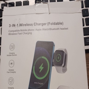 ReadeREST statie de incarcare wireless 3 in 1, telefon, casti si smartwatch, compatibil iPhone, Android, AirPods, Apple Watch, Samsung, Huawei, Xiaomi, alb - Verificat A · Re-Bloom - Img 6