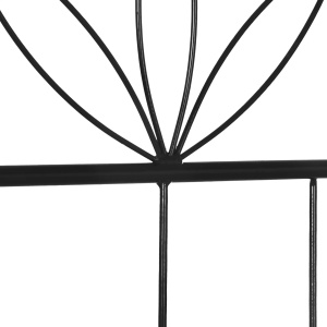 Set 2 suporti plante agatatoare treliu 51x152 cm, metal vopsit pulbere, insertie sol sau perete, negru - Verificat A · Re-Bloom - Img 4