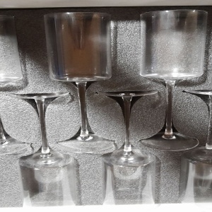 Set 6 pahare vin, model evazat, 355 ml, sticla, transparent, Resigilat, Grad A - Img 6