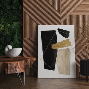 Tablou decorativ canvas 50x70 cm, panza 100%, cadru lemn 100% 2x3 cm, multicolor - Verificat A · Re-Bloom - Img 4