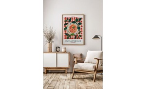 Tablou decorativ Re-Bloom, lemn masiv/hartie foto, multicolor, 33 x 48 cm - Img 2