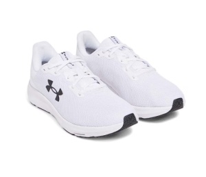 Under Armour, Pantofi din plasa, pentru alergare Charged Pursuit 4, Alb, 43, Resigilat, Grad A