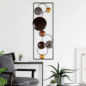 Wallxpert decor de perete metal, 32x90x4 cm, multicolor - Verificat A · Re-Bloom - Img 2