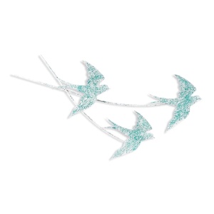 Wallxpert decor de perete metal pictat manual, 70x42 cm, grosime 1.5mm, albastru - Verificat A · Re-Bloom