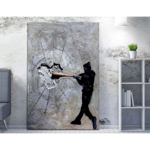 Wallxpert tablou decorativ canvas, 70x100 cm, 50% bumbac/50% poliester, imprimare digitala, cadru lemn 2x3 cm, multicolor - Verificat A · Re-Bloom - Img 2