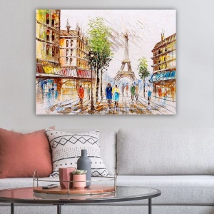 Wallxpert tablou decorativ canvas, 70x100 cm, panza 100%, cadru lemn 100% grosime 3 cm, multicolor - Verificat A · Re-Bloom - Img 2