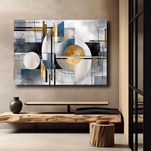 Wallxpert tablou decorativ canvas, 70x100 cm, panza 100% grosime 2.8mm, rama lemn pin 100%, multicolor - Verificat A · Re-Bloom - Img 3