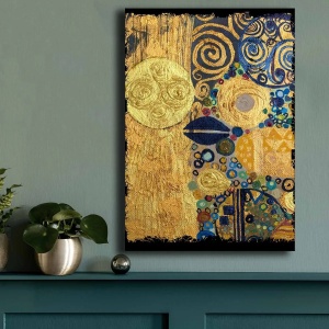 Wallxpert tablou decorativ canvas, 70x100 cm, panza 100% grosime 2.8mm, rama lemn pin 100%, multicolor - Verificat A · Re-Bloom
