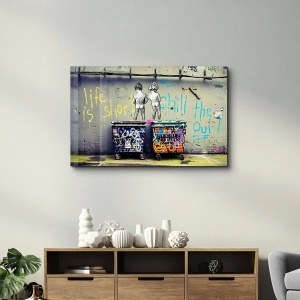 Wallxpert tablou decorativ pe sticla temperata, 46x72 cm, sticla 100% grosime 4mm, imprimare UV, multicolor - Verificat A · Re-Bloom - Img 4