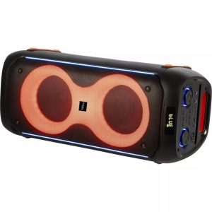 Boxa portabila Ibiza Sound, COLUMBA80, 600W, Bluetooth, USB, microSD, AUX si MIC, negru, Resigilat, Grad A - Img 3