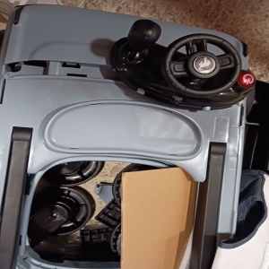 Bright Starts Ford Bronco premergator bebelusi 4in1, 47.5x74.93x64.52cm, 12kg, pliabil, 4 moduri utilizare, pentru 6 luni+/max 12kg, baterii 3xAA, negru - Verificat A · Re-Bloom - Img 7
