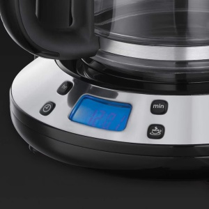 Cafetiera Russell Hobbs Victory 24030-56, 1100 W, 1.25 L, Timer LCD, Tehnologie WhirlTech, Inox, Resigilat, Grad A - Img 3