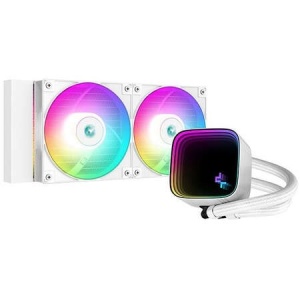 Cooler procesor cu lichid Deepcool LS520 alb iluminare aRGB, Resigilat, Grad A