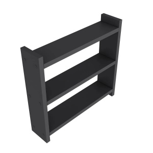 Hanah Home etajera bucatarie, PAL melaminat, 44x40x10 cm, antracit - Verificat A · Re-Bloom - Img 3