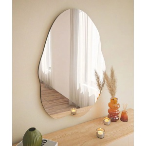 Hanah Home oglinda decorativa, MDF 100%, 60x85x2.2 cm, negru - Verificat A · Re-Bloom - Img 6