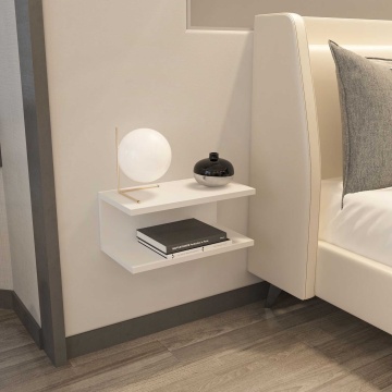 Kalune Design Ramira noptiera 19.6x23.8x45 cm, MDF melaminat, alb - Verificat A · Re-Bloom - Img 2
