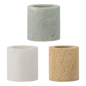 Kokui set 3 cupe pentru oua model marmura 5x5 cm, multicolor - Verificat A · Re-Bloom