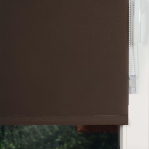 MyDeco jaluzea opaca 100x160 cm, 100% poliester, fixare cu clema, maro - Verificat A · Re-Bloom - Img 5
