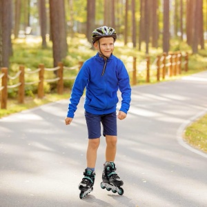 Navaris patine cu role reglabile, 4 roti poliuretan ABEC-7 72mm, marime 39-42, catarama push-lock + velcro, frana interschimbabila, unelte incluse, albastru - Verificat A · Re-Bloom - Img 2