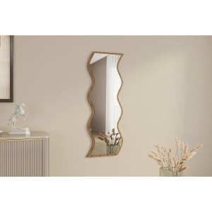 Oglinda de perete Re-Bloom Hanah Home, MDF 100%, 40x120x2.2 cm, alb/nuc - Verificat A · Re-Bloom - Img 2