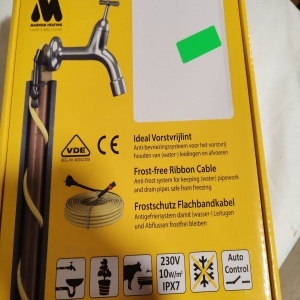 Pachet cablu degivrare conducte C&F Technics, cu stecher si termostat, 40W, 4 m, Resigilat, Grad A - Img 2