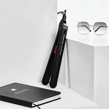 Placa de indreptat parul Rowenta EasyLiss Karl Lagerfeld SF161LF0, Ceramic Tourmaline, 200 °C, placi inteligente, functie Straight & Curl, incalzire rapida, cablu 1.8m, negru&rosu, Resigilat, Grad A - Img 2