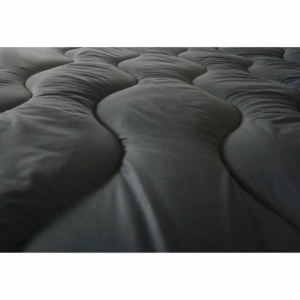Plapuma de puf cu doua fete 140x200 cm, 350 g/m², sezon iarna, gri/alb - Verificat A · Re-Bloom - Img 2