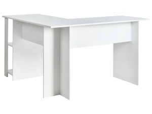 Produs Resigilat Birou in forma de L Re-Bloom Snyder, PAL, 125x125x73 cm, alb - Verificat A - Img 3