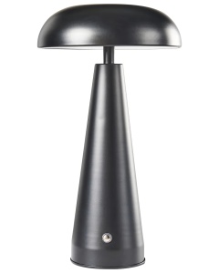 Produs Resigilat Veioza LED Re-Bloom Bocono, fier, 15x15x28 cm, LED integrat 150lm 3000K, variator intensitate, USB-C, IP20, negru - Verificat A