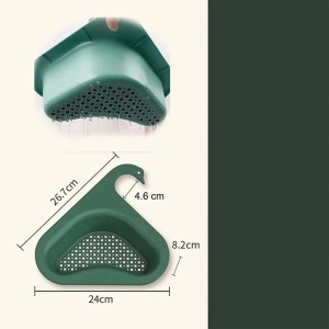 Set 2 filtre de scurgere pentru chiuveta N\D, plastic, albastru/verde inchis, 26,7 x 24 x 8,2 cm - Img 4