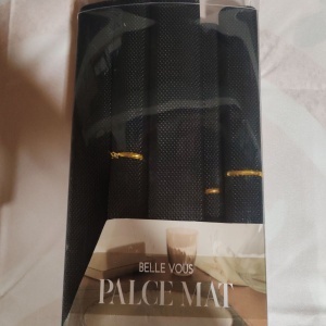 Set 6 Naproane, PVC, 30 x 44, 5 cm, Negru, Resigilat, Grad A - Img 5