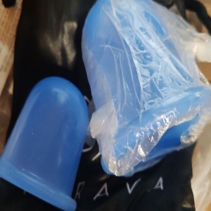 Set de 2 ventuze, din silicon de inalta calitate pentru gat, fata si corp pentru tensiune, dureri de spate si celulita, Resigilat, Grad A - Img 5