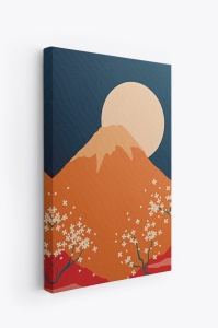 Set tablou decorativ Re-Bloom, 3 piese, lemn/panza, multicolor, 50 x 70 x 3 cm - Img 4