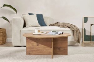 Soleil Atlantic masa cafea living 90x90x40 cm, PAL 18mm, finisaj pin atlantic, design contemporan - Verificat A · Re-Bloom - Img 2