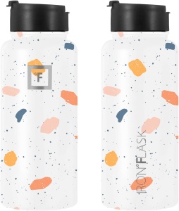 Sticla din otel inoxidabil IRON °FLASK, 3 capace, rece 24 ore / cald 12 ore, izolata, multicolor, fara BPA, 950 ml - Img 3