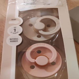 Suzete pentru bebelusi Bibs Colour Latex, tetina rotunda, 0 luni + Haze/Blossoml, 2 buc, Resigilat, Grad A - Img 3