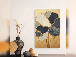 Tablou decorativ canvas, 45x70 cm, panza 100% grosime 3mm, rama lemn pin 100%, multicolor - Verificat A · Re-Bloom - Img 4