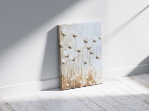 Tablou decorativ canvas, 45x70 cm, panza/lemn, multicolor - Verificat A · Re-Bloom - Img 2
