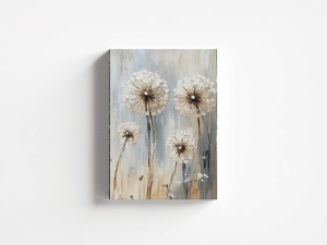 Tablou decorativ canvas model papadii, 45x70 cm, panza/lemn, multicolor - Verificat A · Re-Bloom